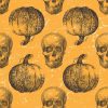 Pumpkins and Skulls
